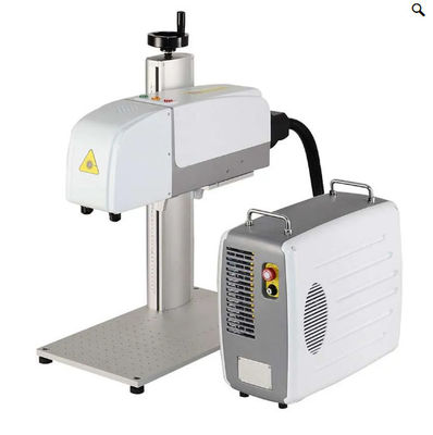 machine de marqueur de laser de la fibre 50W 3D pour la surface incurvée par métal d'acier inoxydable