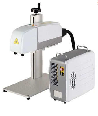 machine d'inscription de laser de la fibre 50W 3D pour la surface incurvée par métal d'acier inoxydable