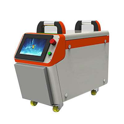 Nettoyeur portatif de laser de fibre de retrait de peinture d'huile de rouille de machine de nettoyage du laser 300W