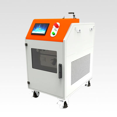 Machine de nettoyage laser à impulsion de 500 W/1000 W portative pour céramique, verre, composite
